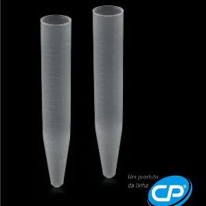 Tubo cônico PP 10ml manual graduado - 18012PPM - Tubo + tampa (pt/100)