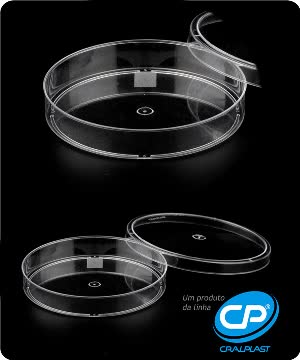 Placa de petri 90x15mm PS Lisa - Lisa 90x15mm estéril emb. dupla - 18248-20E