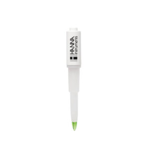 Eletrodo combinado de pH, corpo PVDF, ponta cônica, junção aberta; para semi-sólidos