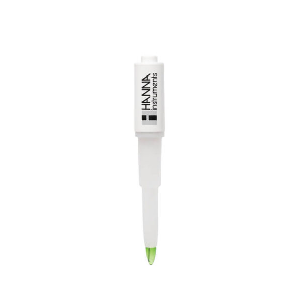 Eletrodo combinado de pH, corpo PVDF, ponta cônica, junção aberta; para semi-sólidos