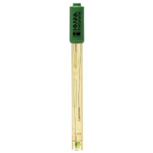 Eletrodo de PH com corpo de PEI preenchido com gel, com conector BNC