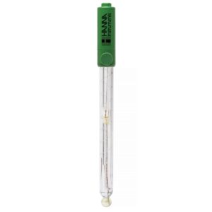 Eletrodo de pH com sensor de temperatura integrado e conector DIN