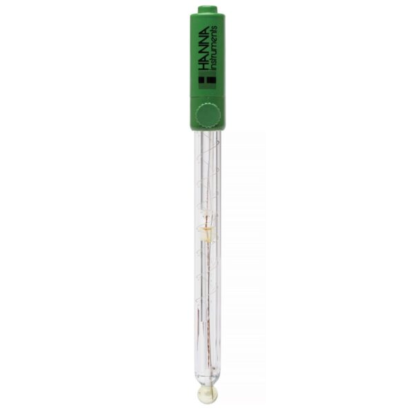 Eletrodo de pH com sensor de temperatura integrado e conector DIN