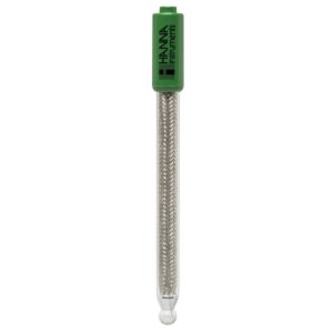 Eletrodo de pH de meia-célula com corpo de vidro e conector BNC