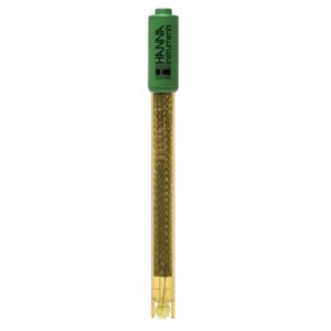 Eletrodo de pH de meia célula com corpo de PEI e conector BNC