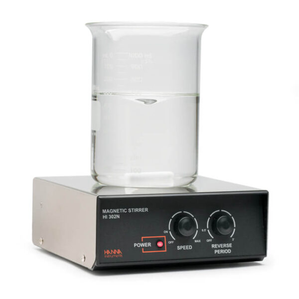 Mini-agitador magnético com tampa de aço inoxidável com reversão automática (2,5 L) (220V)