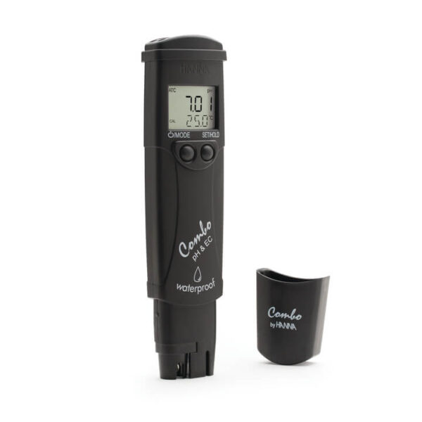Tester Combo pH/EC/TDS/Temperatura – Faixa Baixa de condutividade