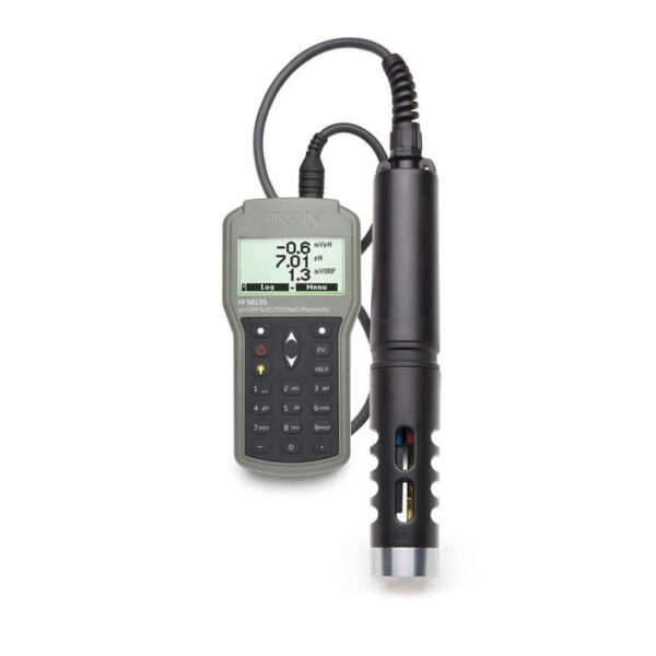 Medidor Multiparâmetro pH/ORP/EC/TDS/Resistividade/Salinidade/Temperatura