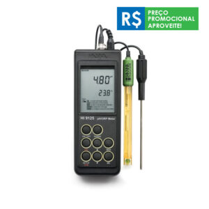 Medidor de pH/mV Portátil à prova d’água