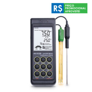 Medidor de pH/mV Portátil à prova d’água com CAL Check™