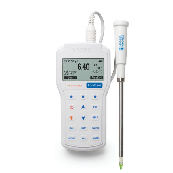 Medidor Portátil de pH Profissional para Queijos
