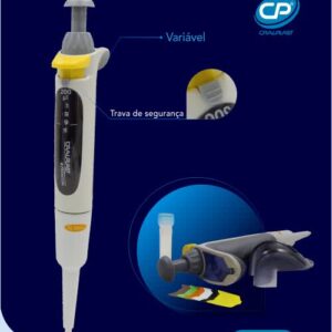 Micropipeta Variável CP Premium - CP-P10V - 0,5-10UL