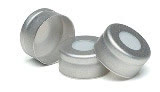 PTFE DISC IN ALUMINUM CRIMP SEAL,100PK