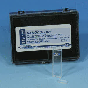 CUBETA DE QUARTZO 2MM P/ ESPECTROFOTOMETROS