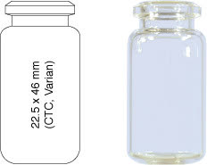 VIAL S/R N20-10 HS INCOLOR BORD.CON.EXT.ARRE.10ML C/100PC