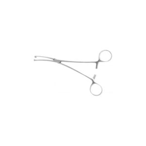 PINÇA MUSEUX 24 cm OU JACOBS P/ COLO UTERINO CURVA ABC INSTRUMENTOS CIRÚRGICOS