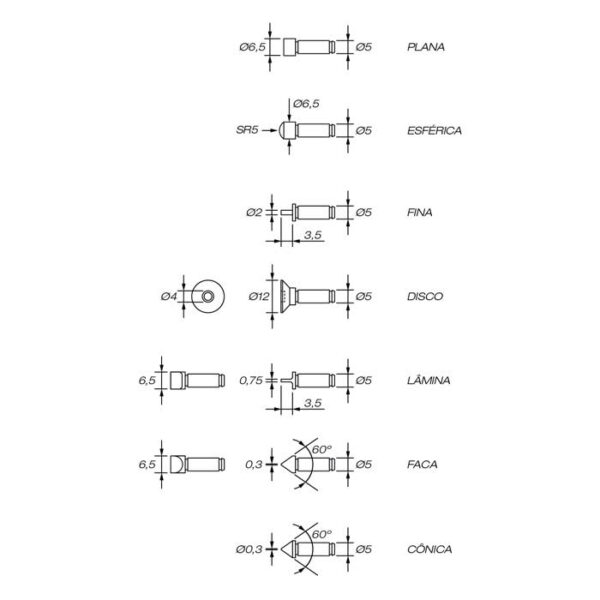 MICROMETROS EXTERNOS (MEDICOES DIVERSAS) 112.901 25-50mm - Imagem 2