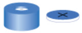 TAMPA PRESSAO SNAP RING N11 AZUL /AB.SEP.SIL/PTFE CRS-SL 100