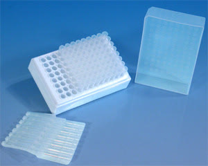 COLLECTING RACK WIT POLYPROPYLENE VESSELS 96X1,0ML C/5PC