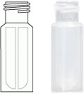 MICRO-VIAL C/R N9 PP TRANSP.C/INSERT F/R 11,6X32MM 0,7ML