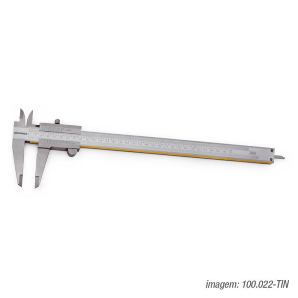 PAQUIMETROS UNIVERSAIS (GRADUACAO 0,02MM/.001") 100.004-TIN 200mm/8" - Imagem 8