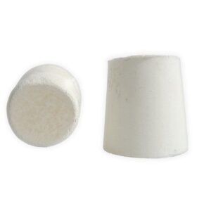 Rolha de Borracha Anti-Ácida Nº1 - (11 x 9 x 18 mm) Embalagem com 50 peças