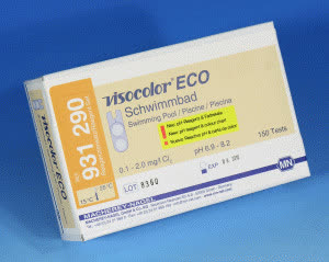 REFIL VISOCOLOR ECO TESTE DE PISCINA CLORO E PH P/150T