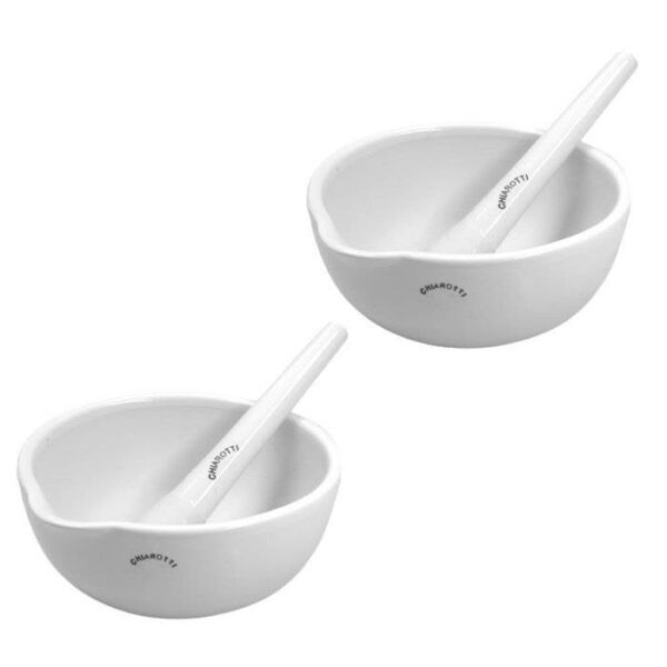 Compre 2 Grals (Almofariz) com Pistilo em Porcelana 610mL Diâm. 15,1 cm