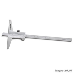 PAQUIMETROS PROFUNDIDADE COM GANCHO 100.208A 200x0,02mm(100mm)