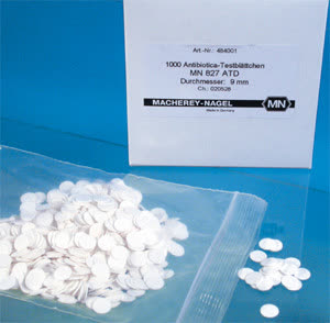 DISCO P/TESTE ANTIBIOTICO MN 827 ATD 6MM C/1000PC