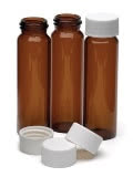 VIAL C/R N24(EPA) AMBAR 27,5X95MM 40ML TAMP.FECH C/100PC