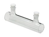 CYLINDRICAL CELL UV 100MM 28.2ML 2 PORT