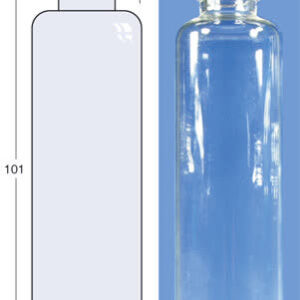 VIAL S/R N20-50 DIN INCOLOR 31X101MM 50ML C/100PC