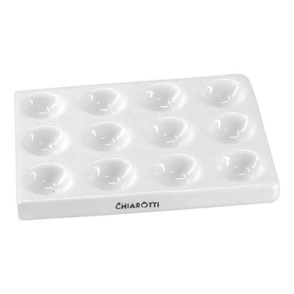 Placa de Toque em Porcelana 6 Cavidades