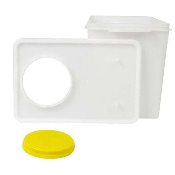 COLETOR PLASTICO RÍGIDO PARA RESÍDUOS QUIMIOTERÁPICOS 13 LT DESCARPACK - Imagem 2