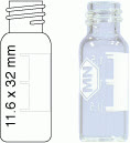 VIAL C/R N8 INCOLOR AREA P/ROT.11,5X32,5MM 1,5ML C/100PC