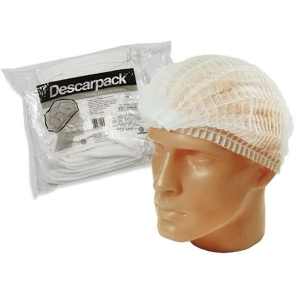 TOUCA DESCARTÁVEL COM ELÁSTICO C/100 DESCARPACK - Imagem 3