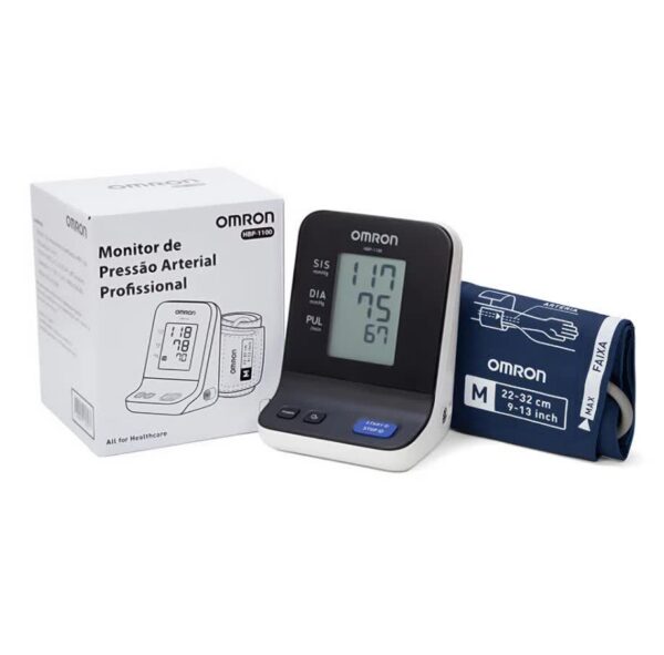 MONITOR DE PRESSAO ARTERIAL PROFISSIONAL HBP-1100-BR OMRON - Imagem 3