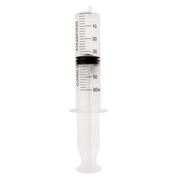 SERINGA DESCARTÁVEL SLIP 60ML DESCARPACK - Imagem 2
