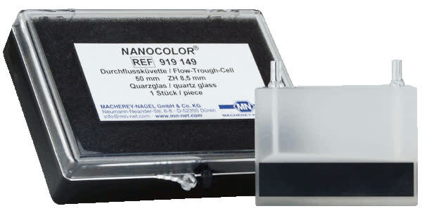 CUBETA DE QUARTZO NANO VIS FLOW CELL 50 MM