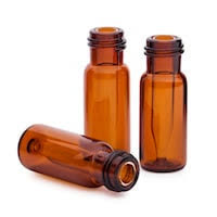 VIAL,SCREW,300UL,W/INSRT,AMBR,100PK