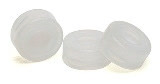 CLEAR PE SNAP CAP W/ PTFE SEPTA C/100PC