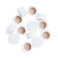 13-425 WHITE CLOSED TOP CAP PTFE/SI
