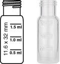 VIAL C/R N9 POLIPROP.INCOLOR GRAD.11,6X32MM 1,5ML C/100PC