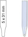 INSERT P/N11/N8 FUNDO CONICO(15MM) 5X30MM 0,15ML C/100PC