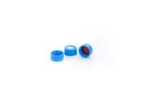 BLUE SCREW CAP,PTFE/SIL BOND SEPTA,100PK