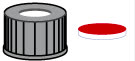 TAMPA ROSCA N13 AB.8,5MM SEP.SIL./PTFE C/100PC