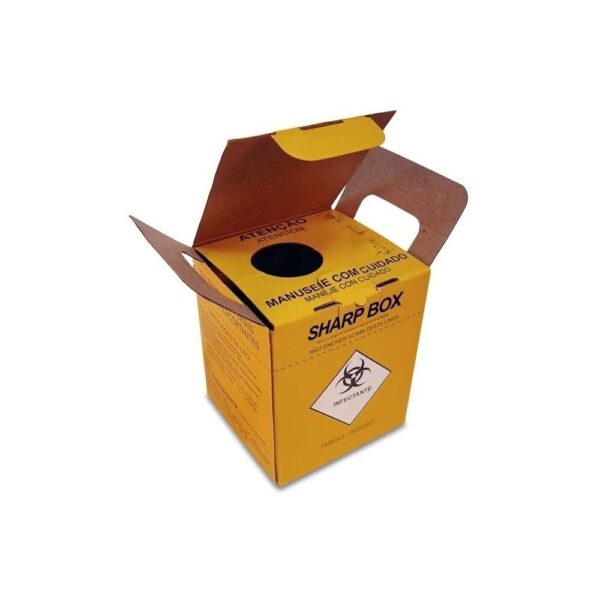 COLETOR DE MATERIAIS PERFUROCORTANTES PARDO 20 LITROS SHARPBOX C/20 DESCARPACK