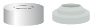 TAMPA PRESSAO ALUM. N20 TB C/TEAR-OFF MIDDLE BORRACHA C/100P