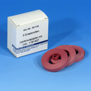 REFIL PAPEL TORNASSOL VERMELHO C/3